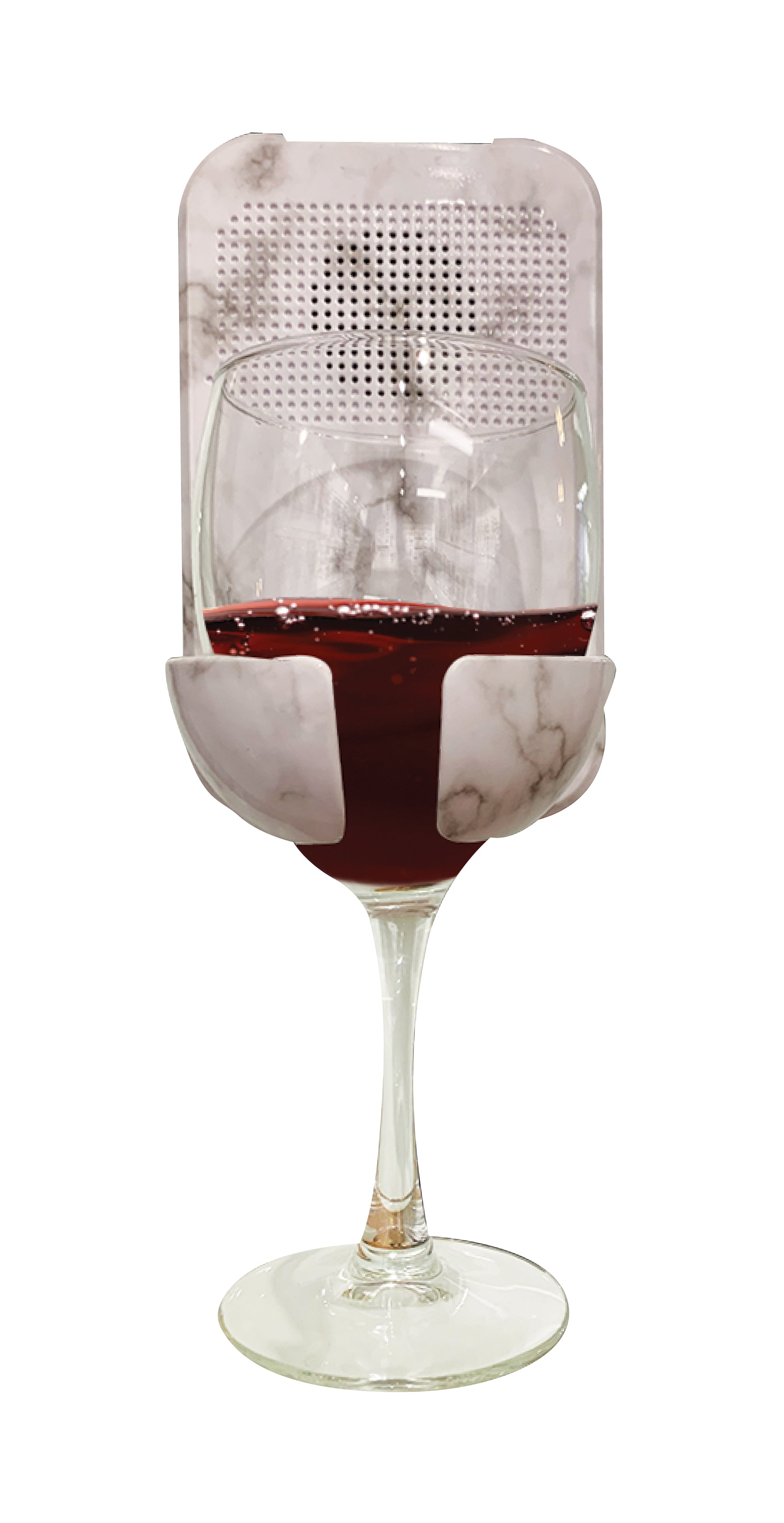 Bath Wine Holder and Bluetooth Speaker